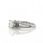 2.24CT Round Diamond Split Shank Engagement Ring 